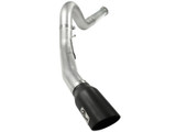 aFe Power Ford Diesel Trucks 11-14 V8-6.7L td ATLAS 5 IN Aluminized Steel DPF-Back Exhaust System wBlack Tip 49-03055-B