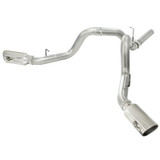 aFe Power GM Diesel Trucks 11-16 V8-6.6L td LML Large Bore-HD 4 IN 409 Stainless Steel DPF-Back Exhaust System wPolished Tip 49-44043-P