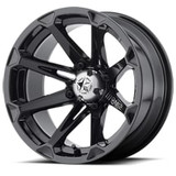 MSA Offroad Wheels DIESEL UTV 14X7 4X137 GLOSS BLACK 10MM M12-04737