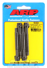 ARP Fastner 5 16-24 X 3.000 black 12pt water pump pulley w 1.750 fan spacer stud kit 100-3224