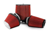 Universal Filter (Cleanable 8-ply Cotton Red Oil): Short Flange ID 5in Top OD 5.25in Base OD 6.5in Element Height 9in Top Style: Chrome Rim /w Power stack