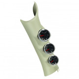 DIESEL GAUGE KIT A-PILLR RAM 10-19 BOOST/EGT/TRANS 60PSI/2Kdegree F/300degree F BLK SPEK