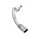 aFe Power Ford Diesel Trucks 15-16 V8-6.7L td ATLAS 5 IN Aluminized Steel DPF-Back Exhaust System wPolished Tip 49-03064-P