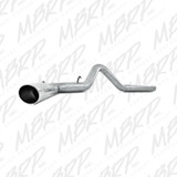 MBRP 2011 2014 Chevrolet GMC 2500 3500 Duramax 6.6L 4 Filter Back Single Side Turbo Down Pipe AL S6050AL