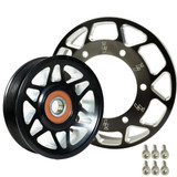 Common Rail Cummins Billet Pulley Kit Black Anodized