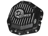 aFe Power Ford Diesel Trucks 17-23 V8-6.7L td Dana M300-14 Pro Series Rear Differential Cover Black w Machined Fins 46-70382