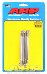 ARP Fastner 5 16-24 X 4.500 SS 12pt water pump pulley w 3.250 fan spacer stud kit 400-3230