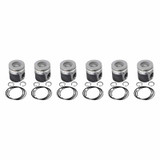 2003-2004 5.9L Cummins 24V ISB Standard Bore Flycut, Coated & Chamfered X-Series Pistons