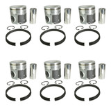 2007.5-2018 6.7L Cummins 24V ISB Standard Bore Coated & Chamfered X-Series Pistons