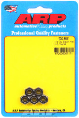ARP Fastner 1 4-28 black coarse hex nut kit 200-8651