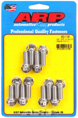 ARP Fastner 3 8 x .875 drilled SS header bolt kit 400-1106