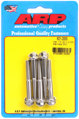 ARP Fastner 1 4-20 x 2.000 hex SS bolts 621-2000