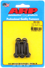 ARP Fastner 1 4-20 X 1.000 hex black oxide bolts 650-1000