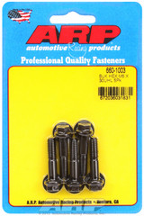 ARP Fastner M6 x 1.00 x 30 hex black oxide bolts 660-1003
