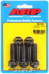 ARP Fastner 7 16-14 X 1.500 hex 1 2 wrenching black oxide bolts 655-1500