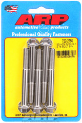 ARP Fastner 5 16-24 x 2.750 hex SS bolts 722-2750