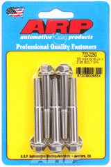 ARP Fastner 5 16-24 x 2.250 hex SS bolts 722-2250