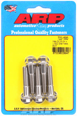 ARP Fastner 5 16-24 x 1.500 hex SS bolts 722-1500