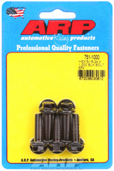ARP Fastner 5 16-24 x 1.000 hex black oxide bolts 751-1000