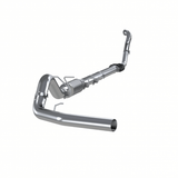 MBRP 1994 1997 Ford F-250 350 7.3L Aluminized Steel 4 Turbo Back Single Side Exit (3 Down Pipe) S6218P