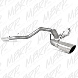 MBRP 2004 2007 Dodge Ram 2500 3500 Cummins 600 610 4 Turbo Back Dual Side Exit AL S6128AL