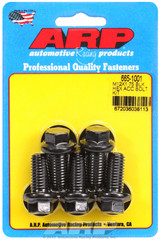 ARP Fastner M12 x 1.75 x 25 hex black oxide bolts 665-1001