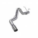 MBRP 2011 2019 Chevrolet GMC 2500 3500 Duramax Aluminized Steel 4 Filter Back Single Side S6032AL