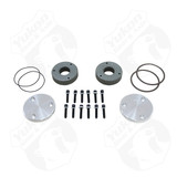 Yukon Hardcore Drive Flange Kit Dana 60 30-Spl Outer Stubs Non-Engraved Caps YHC50004