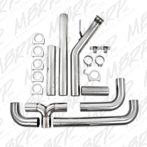 MBRP 2004 2007 Dodge Ram 2500 3500 Cummins 600 610 4 Turbo Back Dual SMOKERS 409 S8120409