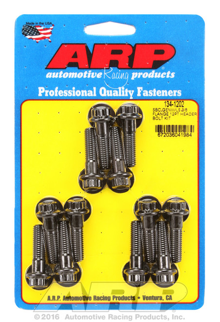 ARP Fastner SBC GENIII LS 3 8 flange 12pt header bolt kit 134-1202