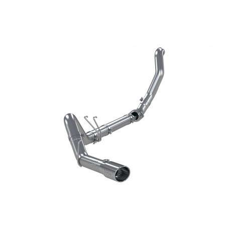MBRP 2008 2010 Ford F-250 350 450 6.4 L Powerstroke Aluminized Steel 4 Filter Back Single Side Exit Down Pipe S6282AL
