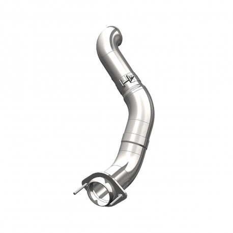 MBRP 2015 2015 Ford 6.7L Powerstroke Cab and Chassis Only T409 Stainless Steel 4 Turbo Down Pipe; CARB EO # D-763-1 FS9CA459