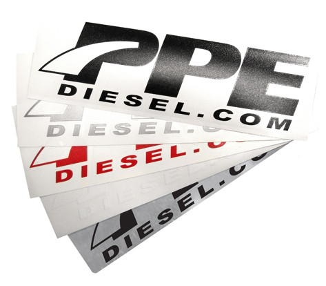 PPE Power PPE Cut Vinyl Sticker - 8.5x2.5 Black 588001200