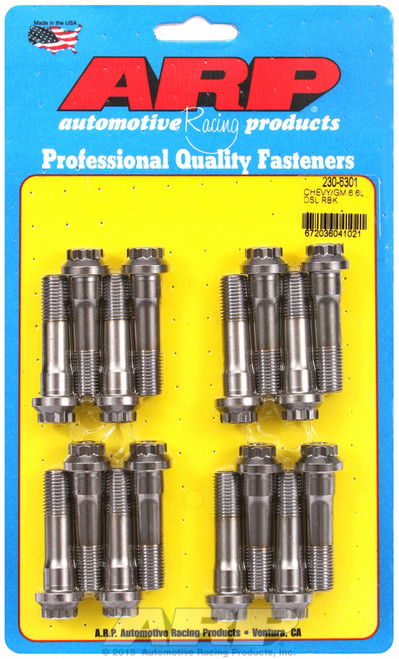 ARP Fastner Chevy GM 6.6L Duramax diesel rod bolt kit 230-6301
