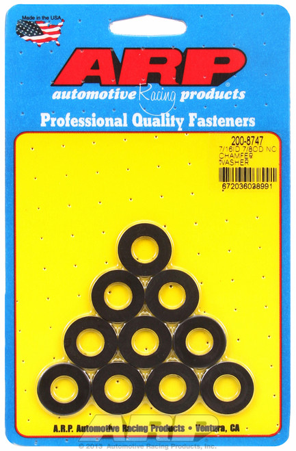 ARP Fastner 7 16 ID 7 8 OD black washers 200-8747
