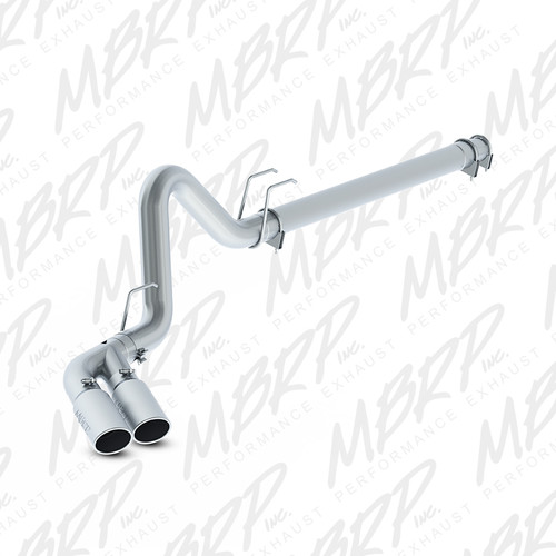 MBRP 2008 2010 Ford F-250 350 450 6.4L 4 Filter Back Dual Outlet Single Side T304 S6243304