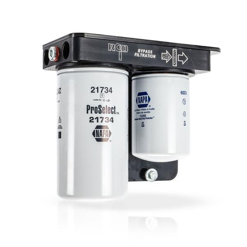 6.0L / 6.4L FORD POWER STROKE OIL FILTER RELOCATION and BYPASS FILTRATION SYSTEM