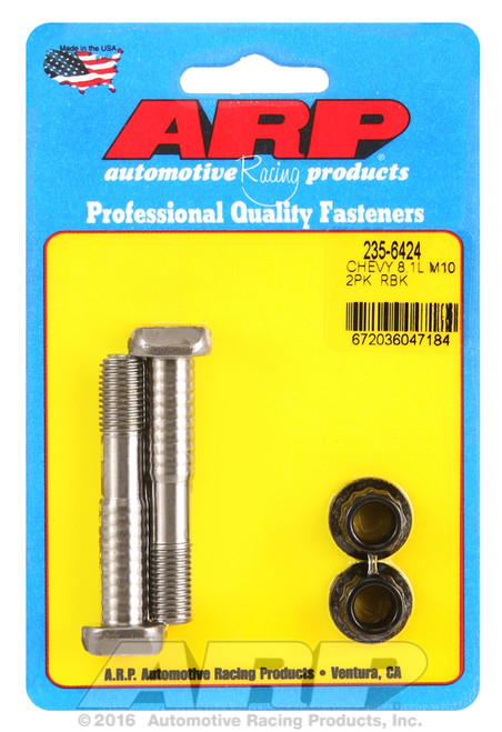ARP Fastner BB Chevy 8.1L M10 ARP2000 pro wave-loc 2pk rod bolt kit 235-6424