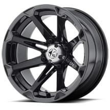 MSA Offroad Wheels DIESEL UTV 18X7 4X137 GLOSS BLACK 10MM M12-08737