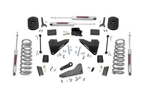 Rough Country 5 Inch Lift Kit FR Diesel Coil Radius Arm Drop Ram 2500 4WD (2014-2018) 36520