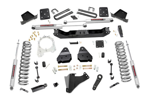 Rough Country 6 Inch Lift Kit Diesel No OVLD Ford F-250 F-350 Super Duty 4WD (17-22) 50420