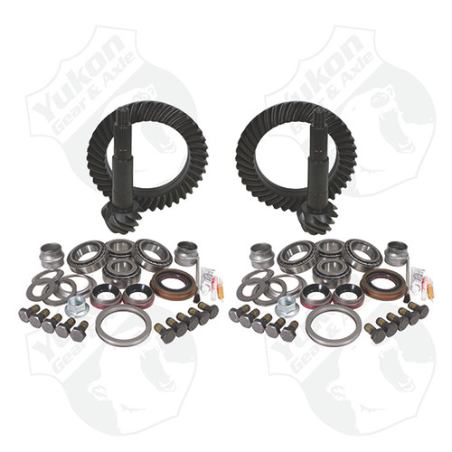 Yukon Gear Install Kit package for Jeep TJ Rubicon 4.88 ratio. YGK010