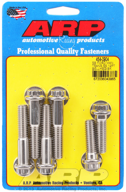 ARP Fastner SB Ford manual trans SS 12pt bellhousing bolt kit 454-0904