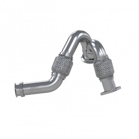 MBRP 2003 2007 Ford 6.0L Powerstroke Aluminized Steel Replacement Turbo Up-Pipe; Carb EO # D-763-3 FAL2313