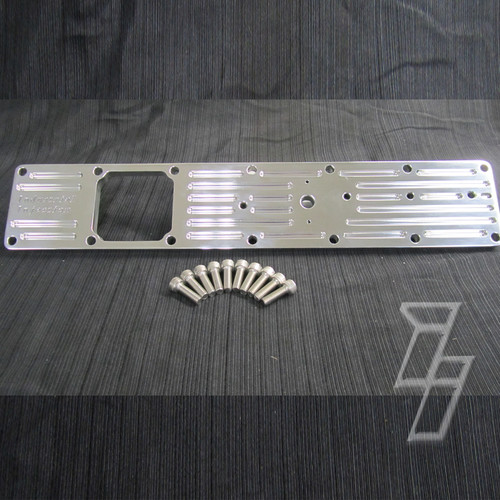 INDUSTRIAL INJECTION 98.5-02 CUMMINS 5.9L BILLET INTAKE PLATE POLISHED PDM-08171