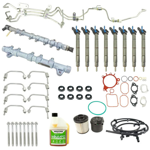 2015-16 Ford 6.7L Power Stroke Chassis Cab Disaster Kit w/Injectors - NO PUMP