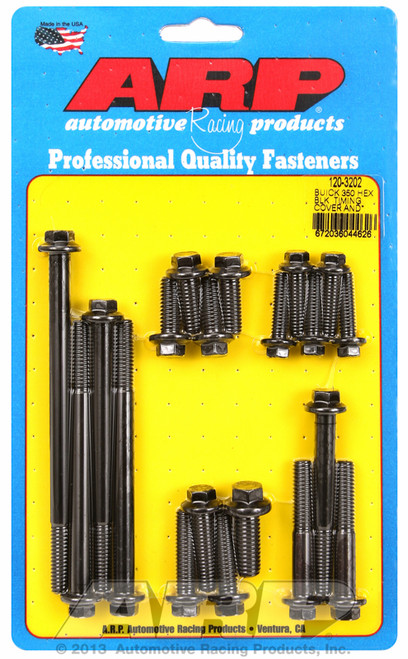 ARP Fastner Buick 350 timing cover water pump hex bolt kit 120-3202
