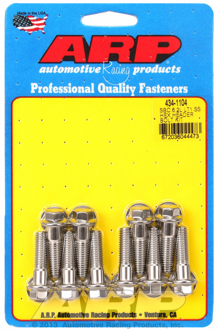 ARP Fastner SBC LT1 6.2L SS hex header bolt kit 434-1104