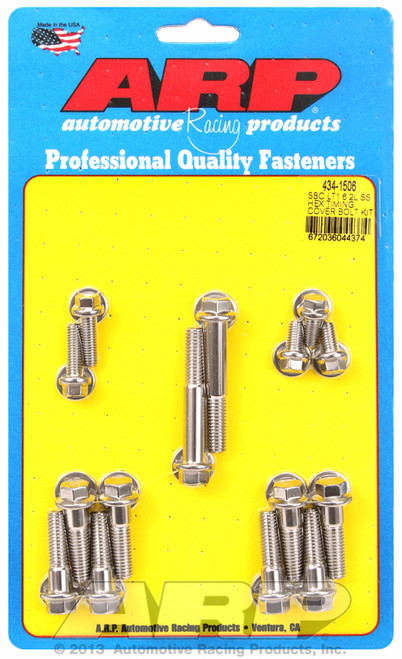 ARP Fastner SBC LT1 6.2L SS hex timing cover bolt kit 434-1506