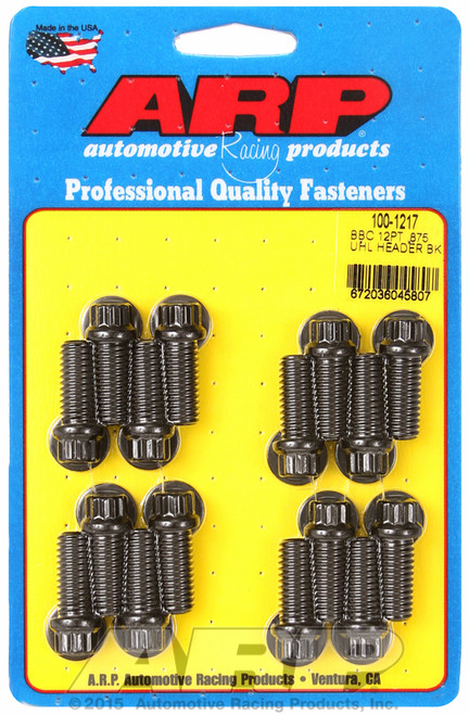 ARP Fastner BB Chevy 12pt .875 UHL header bolt kit 100-1217